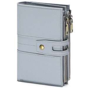 5323 Small Wallets RFID Blocking Leather Trifold Clutch Wallet Credit Card